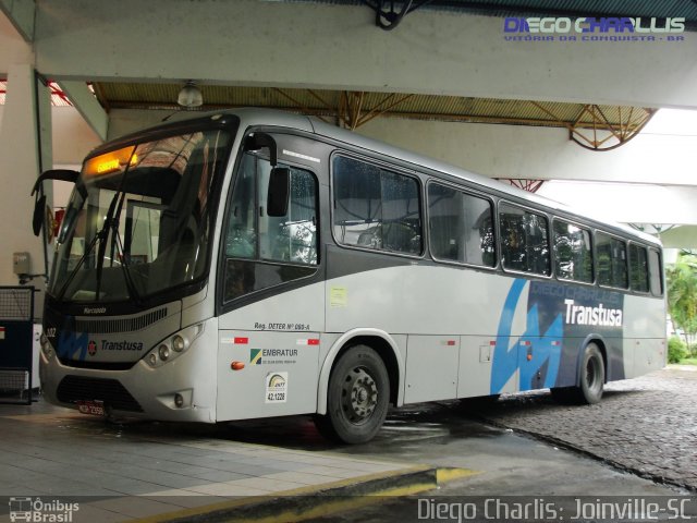 Transtusa - Transporte e Turismo Santo Antônio 102 na cidade de Joinville, Santa Catarina, Brasil, por Diego Charlis Coelho. Número da foto: #2851253.