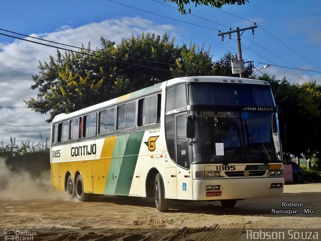 Empresa Gontijo de Transportes 11185 na cidade de Nanuque, Minas Gerais, Brasil, por Robson Souza. ID da foto: 2850139.