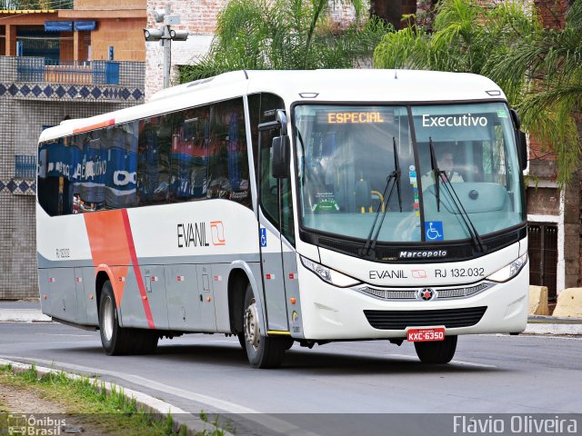 Evanil Transportes e Turismo RJ 132.032 na cidade de Aparecida, São Paulo, Brasil, por Flávio Oliveira. Número da foto: #2849681.