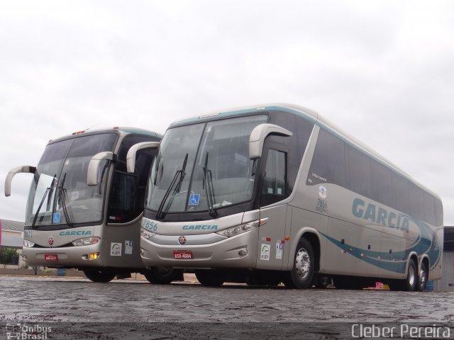 Viação Garcia 7856 na cidade de Londrina, Paraná, Brasil, por Cleber Luiz Pereira. ID da foto: 2812716.