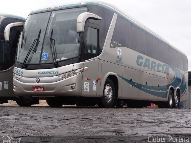 Viação Garcia 7856 na cidade de Londrina, Paraná, Brasil, por Cleber Luiz Pereira. Número da foto: #2812719.