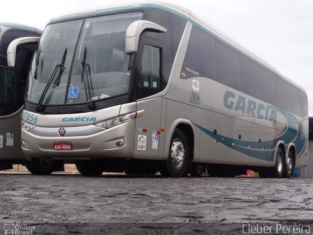 Viação Garcia 7856 na cidade de Londrina, Paraná, Brasil, por Cleber Luiz Pereira. ID da foto: 2812719.