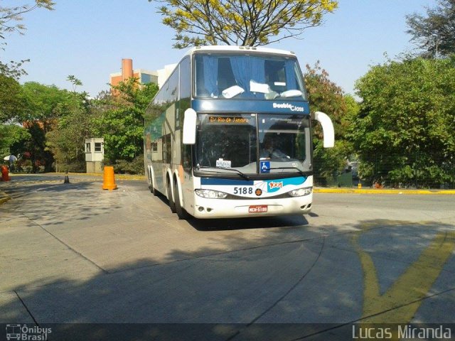 Auto Viação 1001 5188 na cidade de São Paulo, São Paulo, Brasil, por Lucas Miranda. ID da foto: 2851840.