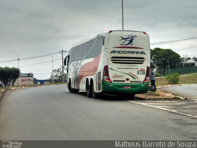 Empresa de Transportes Andorinha 6136 na cidade de Americana, São Paulo, Brasil, por Matheus Barreto de Souza. Número da foto: #2852881.