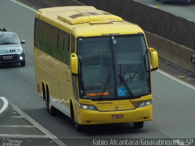 Viação Itapemirim 45605 na cidade de Aparecida, São Paulo, Brasil, por Fabio Alcantara. Número da foto: #2853503.