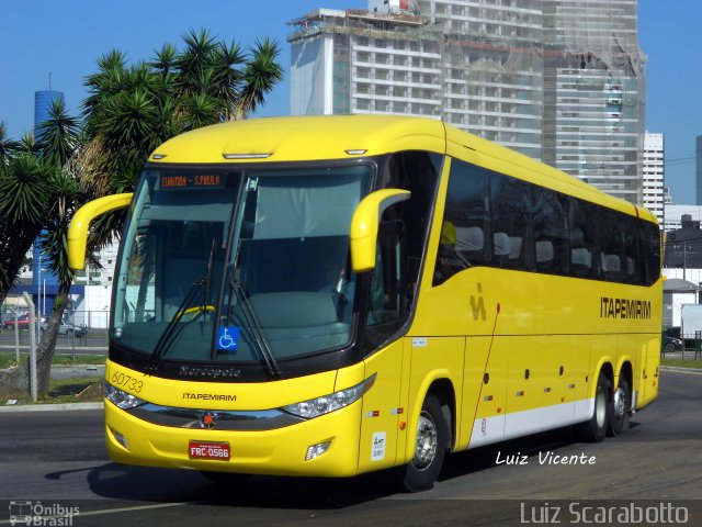 Viação Itapemirim 60733 na cidade de Curitiba, Paraná, Brasil, por Luiz Scarabotto . ID da foto: 2853418.