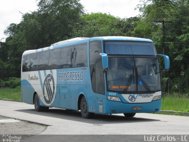 Auto Viação Progresso 6059 na cidade de Recife, Pernambuco, Brasil, por Luiz Carlos de Santana. Número da foto: #2852531.