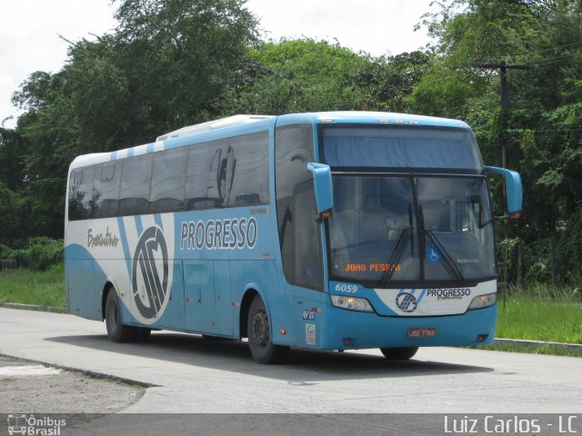 Auto Viação Progresso 6059 na cidade de Recife, Pernambuco, Brasil, por Luiz Carlos de Santana. ID da foto: 2852531.