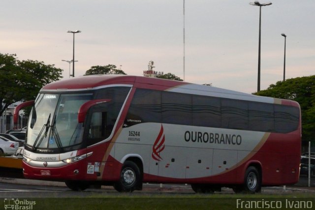 Viação Ouro Branco 16244 na cidade de Londrina, Paraná, Brasil, por Francisco Ivano. ID da foto: 2853646.