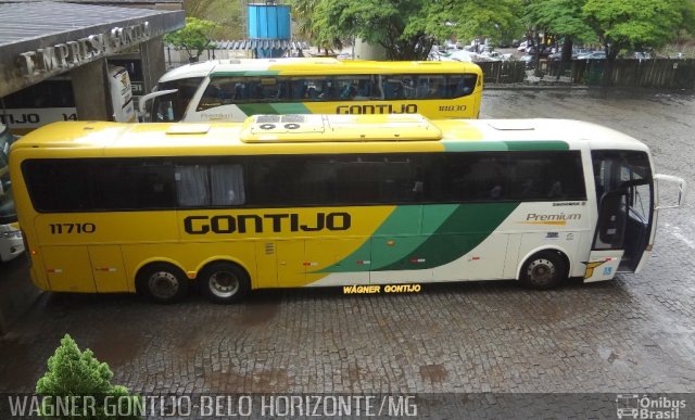 Empresa Gontijo de Transportes 11710 na cidade de Belo Horizonte, Minas Gerais, Brasil, por Wagner Gontijo Várzea da Palma-mg. ID da foto: 2852031.