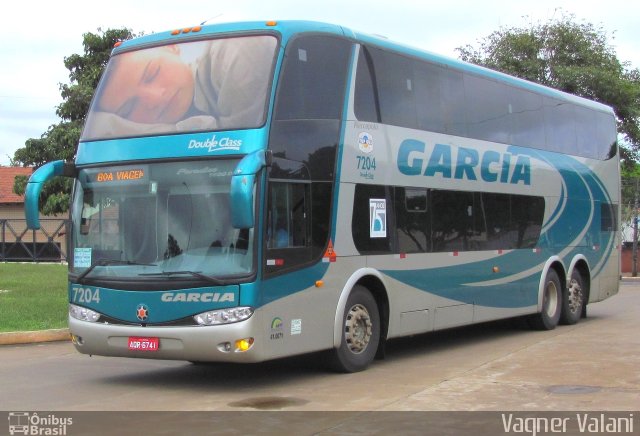 Viação Garcia 7204 na cidade de Maringá, Paraná, Brasil, por Vagner Valani. ID da foto: 2852679.