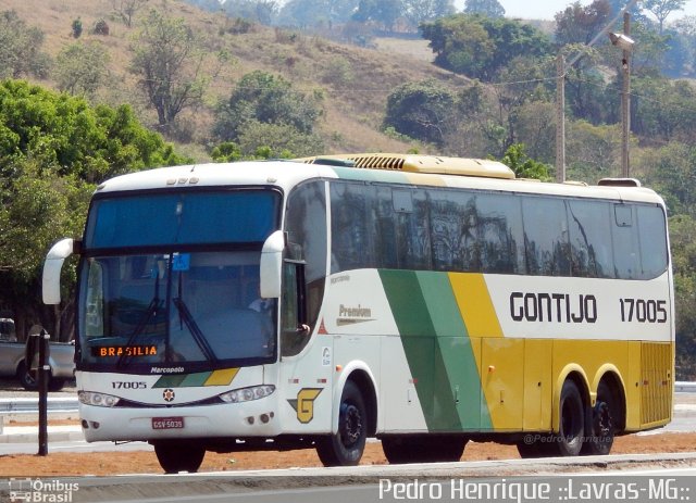 Empresa Gontijo de Transportes 17005 na cidade de Ribeirão Vermelho, Minas Gerais, Brasil, por Pedro Henrique Gumercindo da Silva. Número da foto: #2852441.