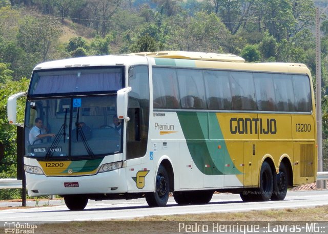 Empresa Gontijo de Transportes 12200 na cidade de Ribeirão Vermelho, Minas Gerais, Brasil, por Pedro Henrique Gumercindo da Silva. Número da foto: #2853715.