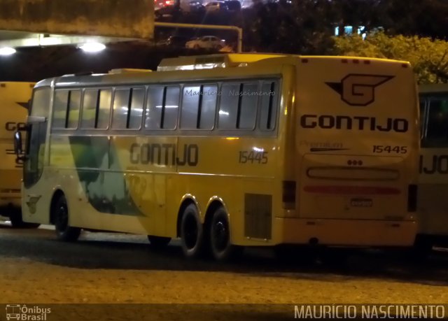 Empresa Gontijo de Transportes 15445 na cidade de Belo Horizonte, Minas Gerais, Brasil, por Maurício Nascimento. ID da foto: 2855357.