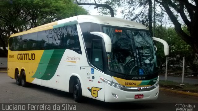 Empresa Gontijo de Transportes 18600 na cidade de São Paulo, São Paulo, Brasil, por Luciano Ferreira da Silva. Número da foto: #2854651.