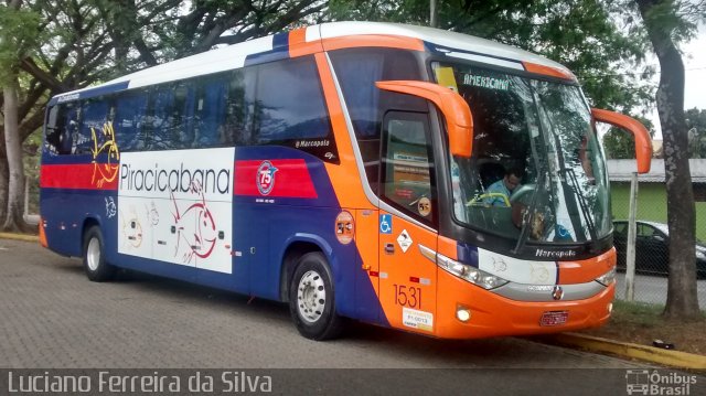 Viação Piracicabana 1531 na cidade de São Paulo, São Paulo, Brasil, por Luciano Ferreira da Silva. Número da foto: #2854656.