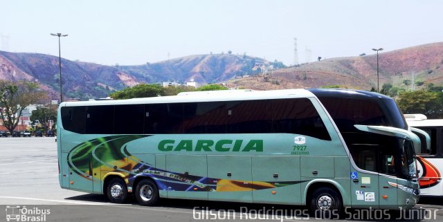 Viação Garcia 7927 na cidade de Aparecida, São Paulo, Brasil, por Gilson Rodrigues dos Santos Junior. Número da foto: #2854147.