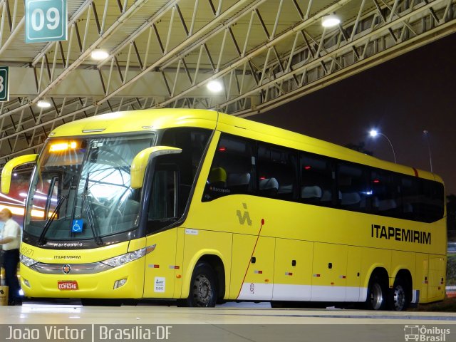 Viação Itapemirim 60671 na cidade de Brasília, Distrito Federal, Brasil, por João Victor. ID da foto: 2855467.