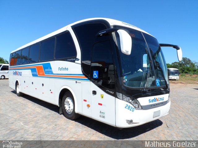 VUSC - Viação União Santa Cruz 2820 na cidade de Santa Cruz do Sul, Rio Grande do Sul, Brasil, por Matheus Goelzer. Número da foto: #2856064.