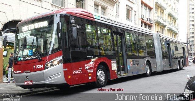Viação Campo Belo 7 2214 na cidade de São Paulo, São Paulo, Brasil, por Johnny Ferreira. Número da foto: #2854670.