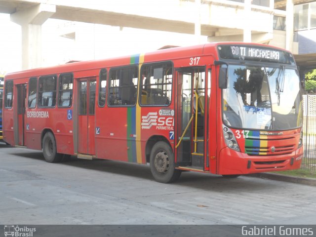 Borborema Imperial Transportes 317 na cidade de Recife, Pernambuco, Brasil, por Gabriel  Gomes. Número da foto: #2857605.