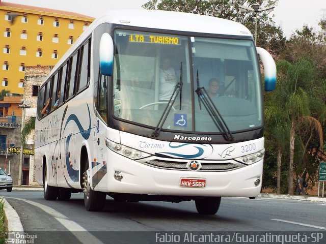 Viação Cruz de Malta Turismo 3200 na cidade de Aparecida, São Paulo, Brasil, por Fabio Alcantara. Número da foto: #2858161.