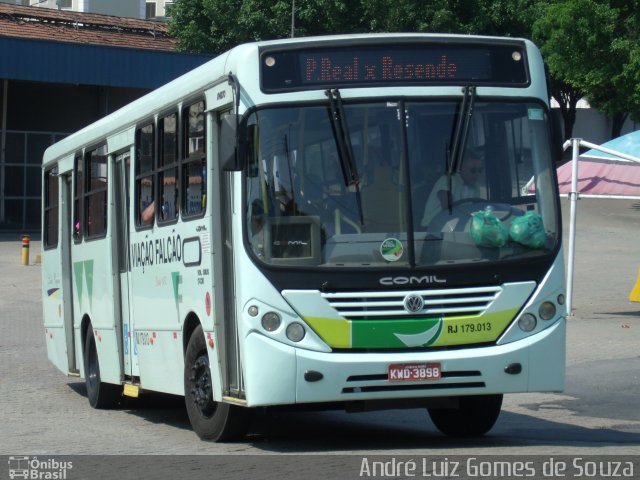 Viação Falcão RJ 179.013 na cidade de Resende, Rio de Janeiro, Brasil, por André Luiz Gomes de Souza. ID da foto: 2857875.