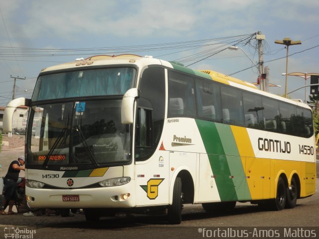 Empresa Gontijo de Transportes 14530 na cidade de Jucás, Ceará, Brasil, por Amós  Mattos. ID da foto: 2857610.