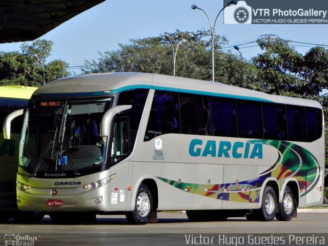 Viação Garcia 7806 na cidade de Maringá, Paraná, Brasil, por Victor Hugo Guedes Pereira. ID da foto: 2857580.