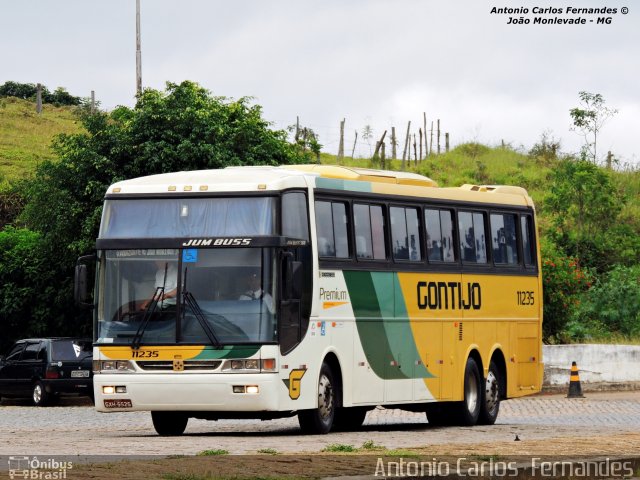 Empresa Gontijo de Transportes 11235 na cidade de João Monlevade, Minas Gerais, Brasil, por Antonio Carlos Fernandes. Número da foto: #2856651.
