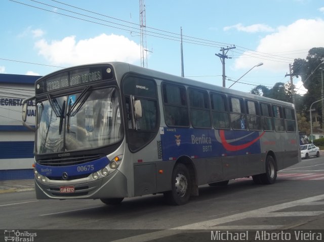 BBTT - Benfica Barueri Transporte e Turismo 00675 na cidade de Jandira, São Paulo, Brasil, por Michael  Alberto Vieira. Número da foto: #2856634.