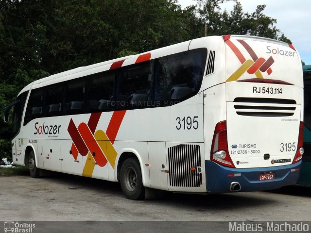 Solazer Transportes e Turismo RJ 543.114 na cidade de Angra dos Reis, Rio de Janeiro, Brasil, por Mateus Machado. Número da foto: #2860173.