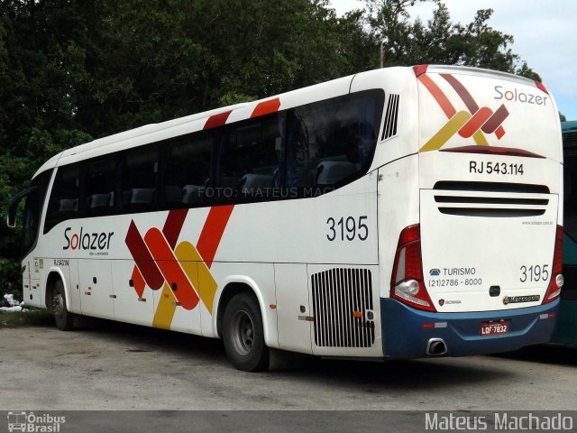 Solazer Transportes e Turismo RJ 543.114 na cidade de Angra dos Reis, Rio de Janeiro, Brasil, por Mateus Machado. ID da foto: 2860173.