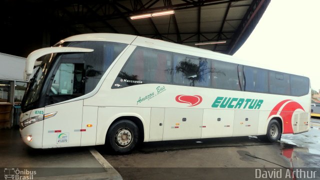Eucatur - Empresa União Cascavel de Transportes e Turismo 4745 na cidade de Londrina, Paraná, Brasil, por David Arthur. Número da foto: #2859320.