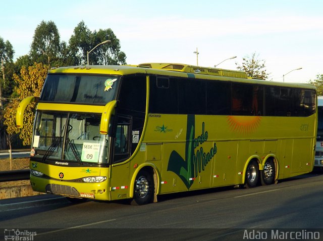 Viação Verde Minas 4767 na cidade de Belo Horizonte, Minas Gerais, Brasil, por Adão Raimundo Marcelino. Número da foto: #2860407.