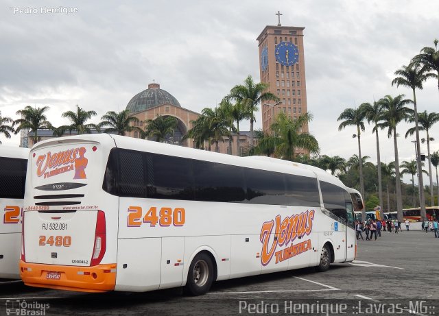 Venus Turística 2480 na cidade de Aparecida, São Paulo, Brasil, por Pedro Henrique Gumercindo da Silva. ID da foto: 2860448.