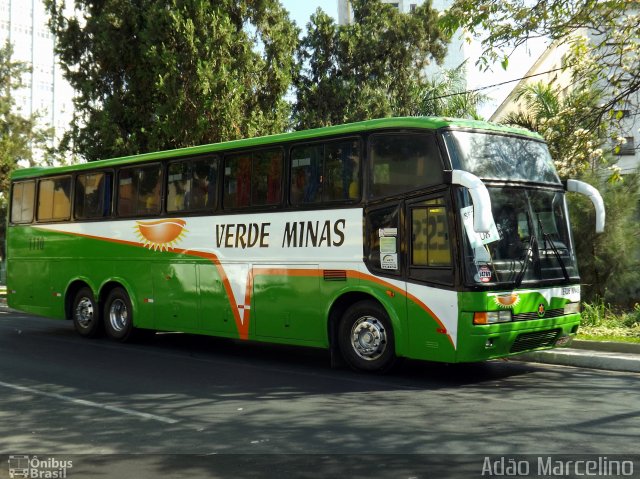 Viação Verde Minas 1110 na cidade de Belo Horizonte, Minas Gerais, Brasil, por Adão Raimundo Marcelino. ID da foto: 2860347.