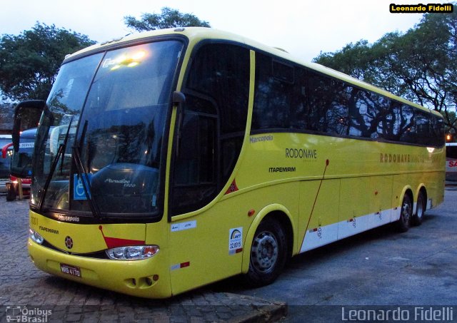 Viação Itapemirim 7001 na cidade de São Paulo, São Paulo, Brasil, por Leonardo Fidelli. ID da foto: 2858471.