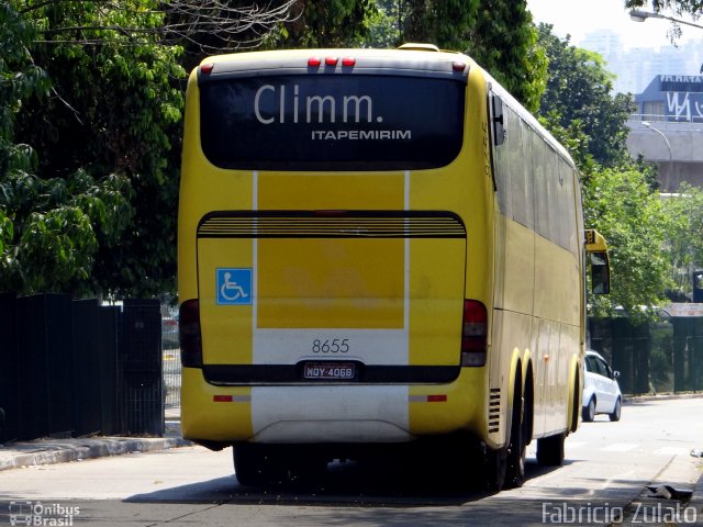 Viação Itapemirim 8655 na cidade de São Paulo, São Paulo, Brasil, por Fabricio Zulato. Número da foto: #2860345.