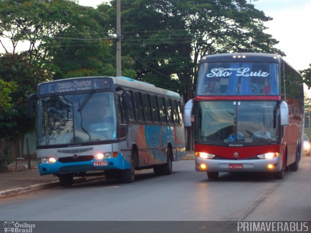 Expresso São Luiz 7010 na cidade de Primavera do Leste, Mato Grosso, Brasil, por Alexandre Rodrigo. Número da foto: #2862680.