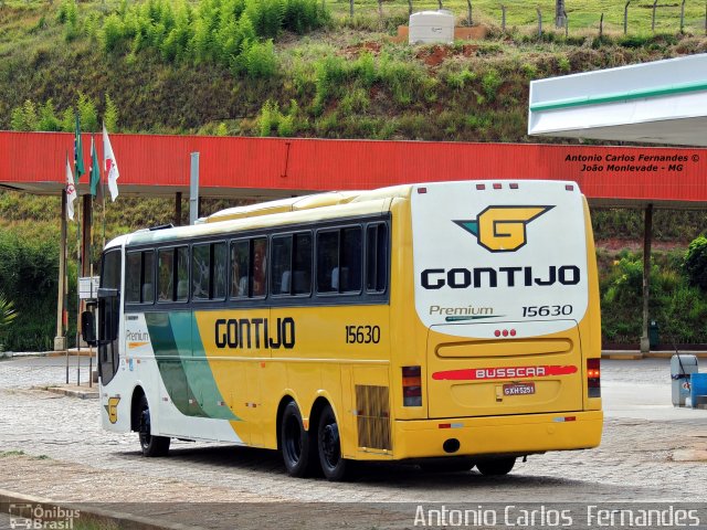 Empresa Gontijo de Transportes 15630 na cidade de João Monlevade, Minas Gerais, Brasil, por Antonio Carlos Fernandes. Número da foto: #2861089.