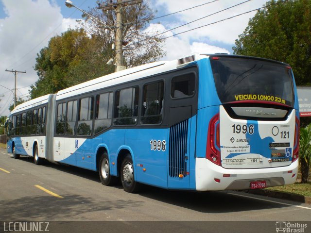 VB Transportes e Turismo 1996 na cidade de Campinas, São Paulo, Brasil, por Luis Nunez. ID da foto: 2862556.