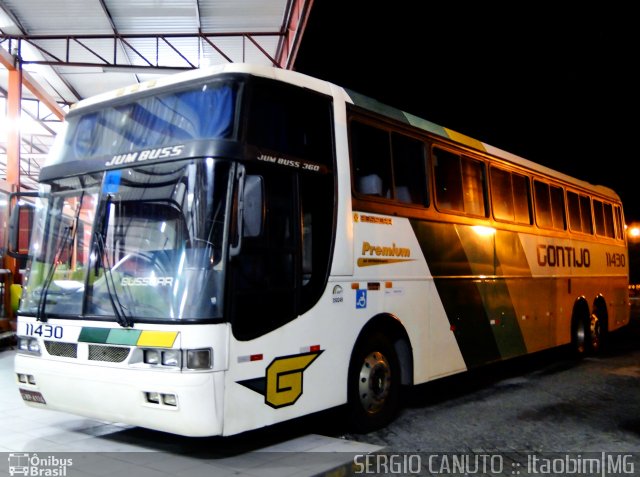 Empresa Gontijo de Transportes 11430 na cidade de Itaobim, Minas Gerais, Brasil, por Sérgio Augusto Braga Canuto. ID da foto: 2863926.