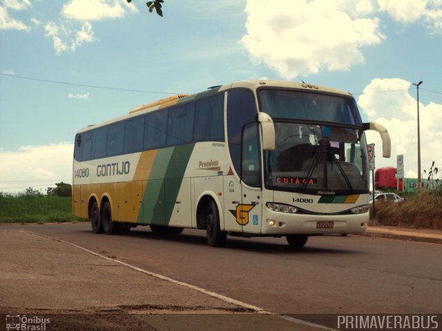 Empresa Gontijo de Transportes 14080 na cidade de Rondonópolis, Mato Grosso, Brasil, por Alexandre Rodrigo. Número da foto: #2865314.