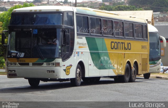 Empresa Gontijo de Transportes 11455 na cidade de Araxá, Minas Gerais, Brasil, por Lucas Borges . Número da foto: #2865406.