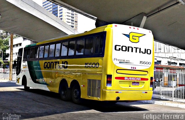 Empresa Gontijo de Transportes 15600 na cidade de Belo Horizonte, Minas Gerais, Brasil, por Felipe da Silva Ferreira. ID da foto: 2863571.