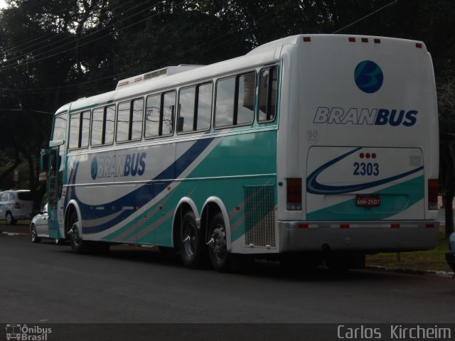 Brantur > Branbus > Viação Pato Branco 2303 na cidade de Foz do Iguaçu, Paraná, Brasil, por Carlos Kircheim. Número da foto: #2865228.