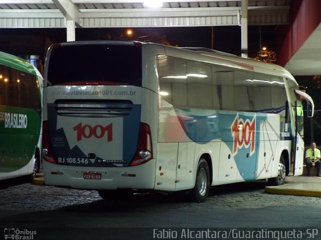 Auto Viação 1001 RJ 108.546 na cidade de Guaratinguetá, São Paulo, Brasil, por Fabio Alcantara. Número da foto: #2865393.
