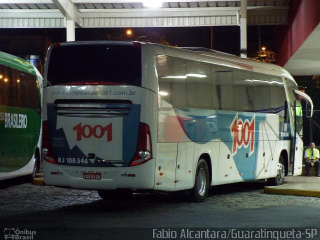 Auto Viação 1001 RJ 108.546 na cidade de Guaratinguetá, São Paulo, Brasil, por Fabio Alcantara. ID da foto: 2865393.