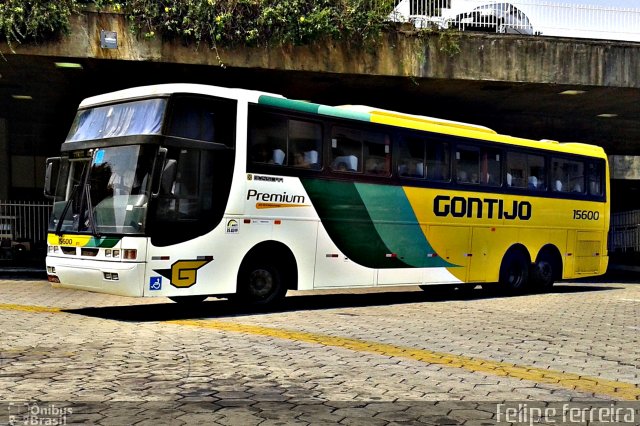 Empresa Gontijo de Transportes 15600 na cidade de Belo Horizonte, Minas Gerais, Brasil, por Felipe da Silva Ferreira. Número da foto: #2863579.
